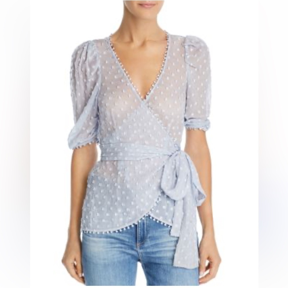 ALICE MCCALL Moon Talk Wrap Blouse Tank Top Alexa Chung